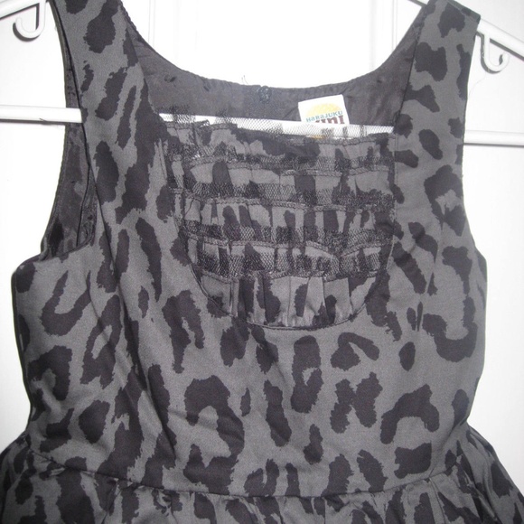 Girls Harajuku Mini Leopard Print Dress-Size 6/6x - Picture 2 of 5